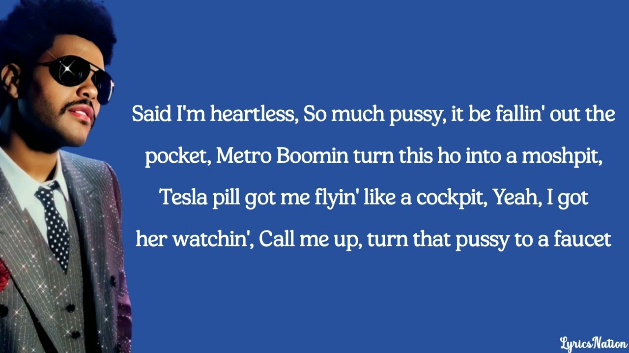 The Weeknd - Heartless (lyrics)