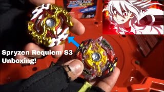 Spryzen Requiem S3 Unboxing Beyblade Burst Evolution