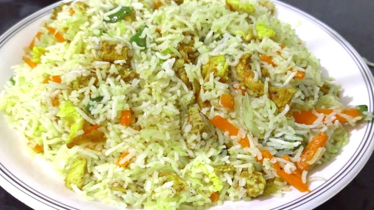 Restaurant style Chicken Tika Fried Rice Recipe |Annie's Home Kitchen 