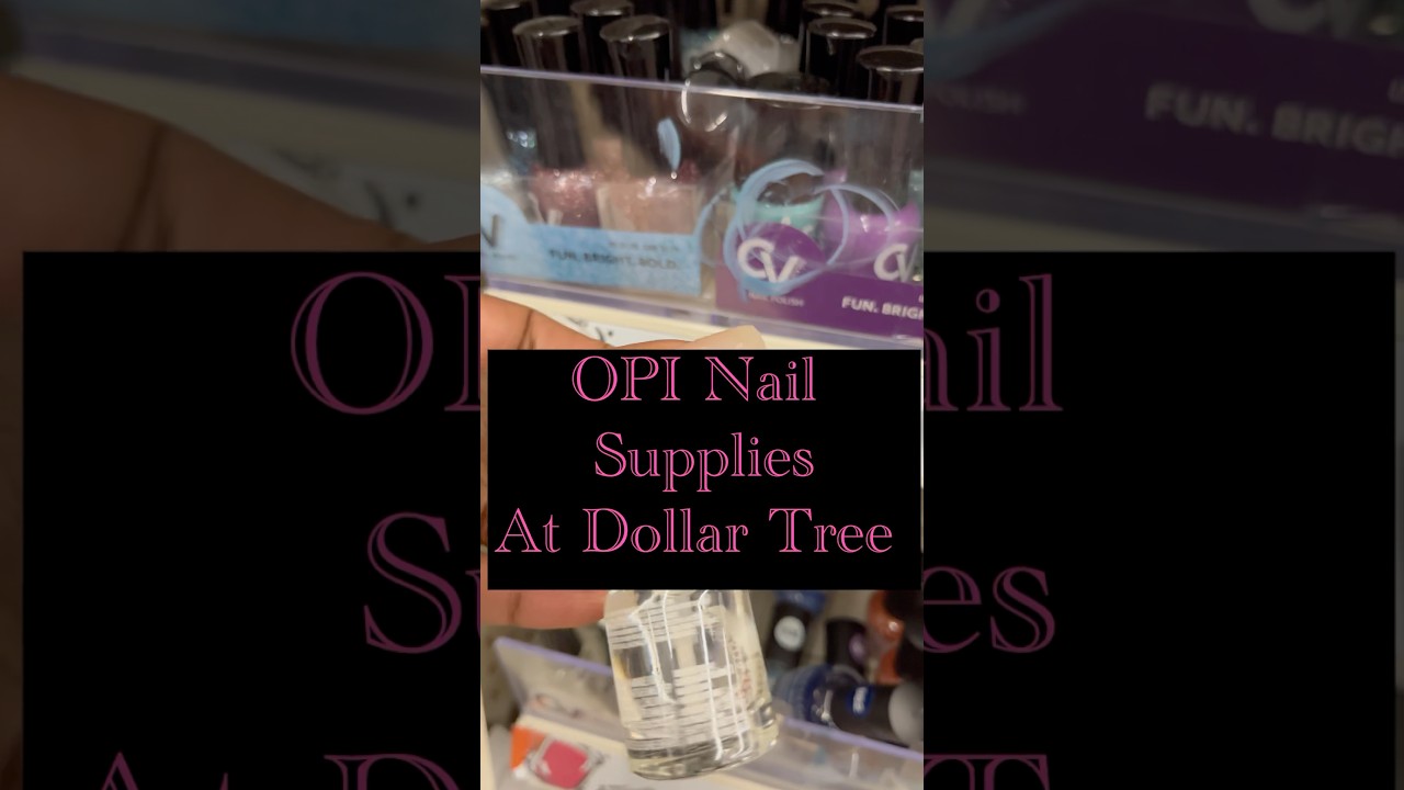 Ya’ll I found OPI nail supplies at Dollar Tree ✨ 