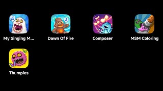 My Singing Monsters Android: My Singing Monsters: Dawn of Fire,Composer,Coloring,Thumpies,MSM 1 screenshot 5