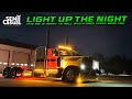 Peterbilt 389 - Lights up the night.