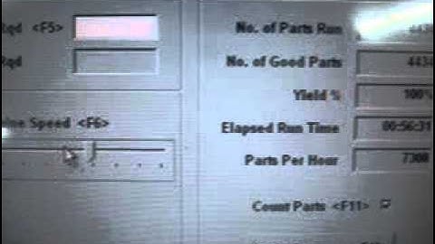 The AIM 100 CNC Spring Coiler Producing Springs