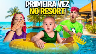 PRIMEIRA VEZ DO DAVI NO RESORT *gostou?