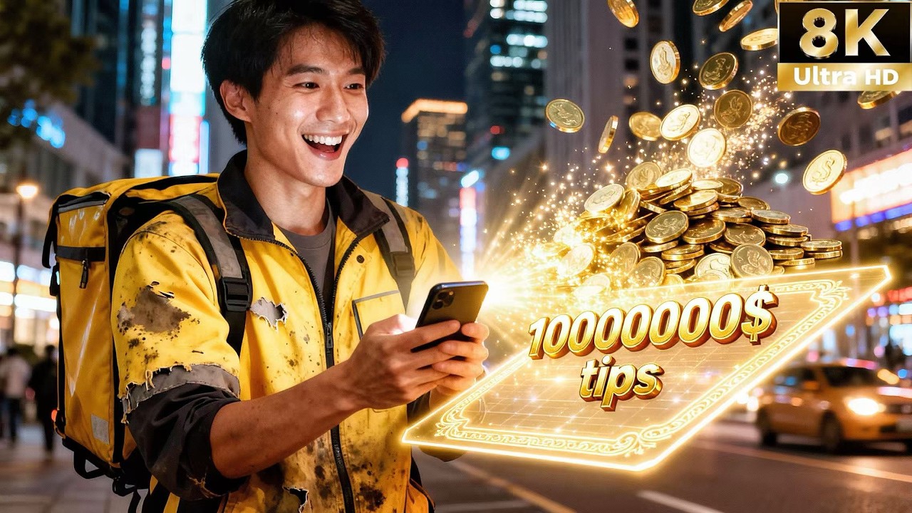 Repartidor conecta móvil a tesoro infinito; recibe millones al instante y su ex pide volver.