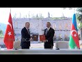 Впервые вместе на Карабахской земле. Ильхам Алиев и Реджеп Тайип Эрдоган в Шуше