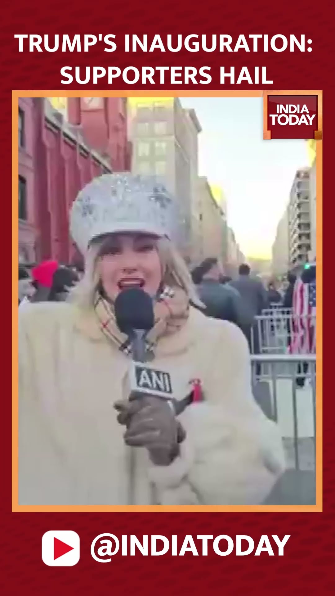 US President-Elect Donald Trump's Inauguration At US Capitol, Supporters Hail president Trump