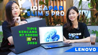 Wow  Laptop Tipis Ditanamkan Spec Gaming | Unboxing Laptop Lenovo Ideapad Slim 5 Pro - 16ACH6