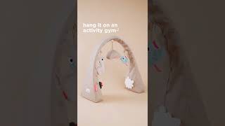 Engage and stimulate with personalized visual exploration | Baby contrast card holder