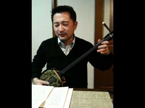 三線練習　安里屋ユンタ.MOV