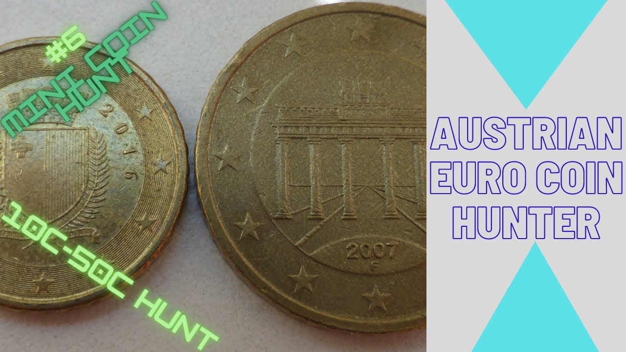 2 x Super Rare Coins In Mini Coin Hunt - Austrian 10-50 Cent Rolls - #6