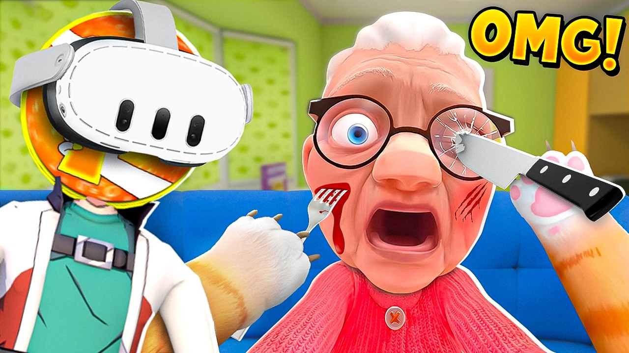 I KILLED MY GRANDMA in VR (I Am Cat)