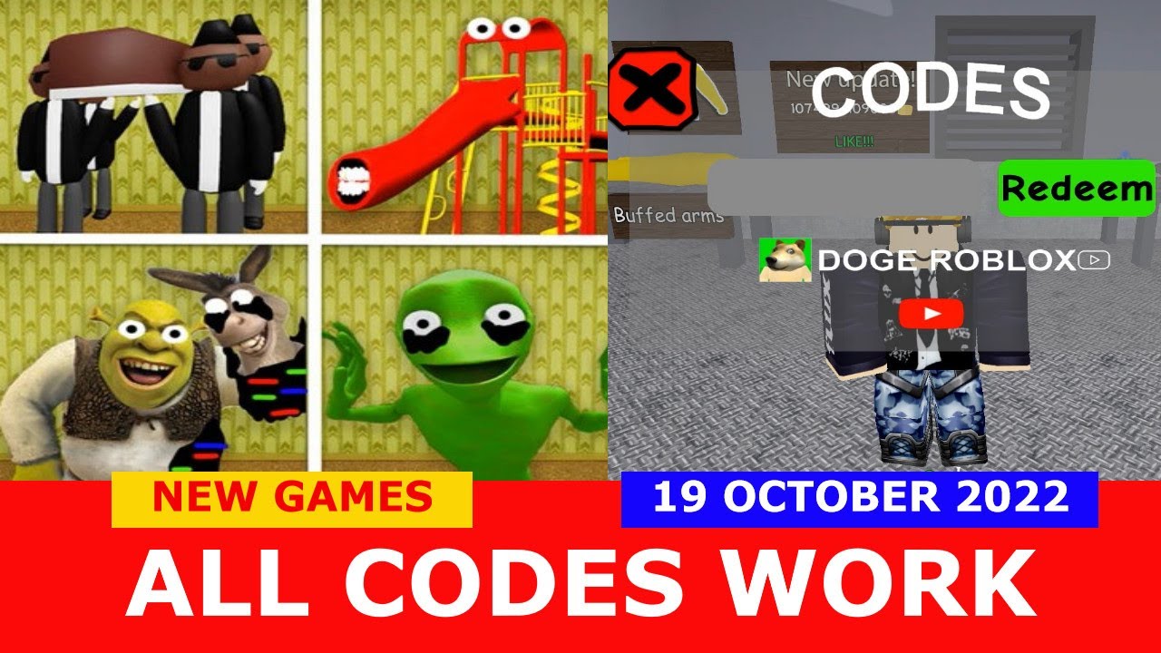 Roblox : Code Backrooms Morphs December 2023 - Alucare