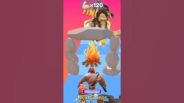 Caveman Rush 3D🐅🦍🐘Mobile Gameplay By NextGamer (Android,iOS) Level 2 #shorts