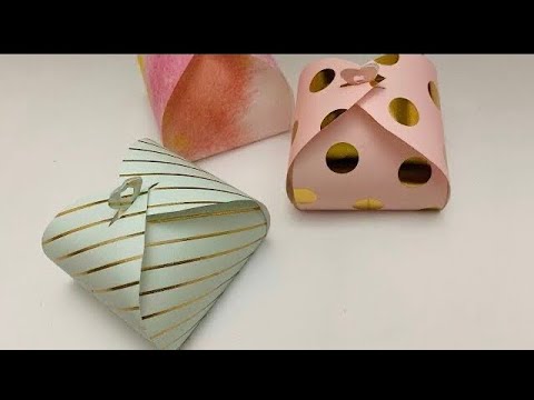 Origami gift box/How to make origami gift box/DIY gift box
