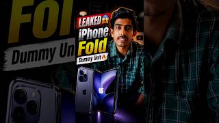 iPhone Fold LEAKED 😱 Apple’s First Fold Phone? #iphonefold #youtubeshorts #tech #viral #ytshorts