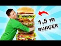 最大のハンバーガーを作ってみた！100レイヤーチャレンジ
