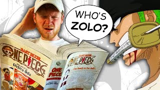 Who's ZOLO? Reading ONE PIECE for the FIRST TIME!