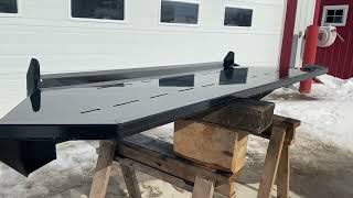 New Holland 9.90 building straw chopper tailboard to replace Opti-Spread Part 1