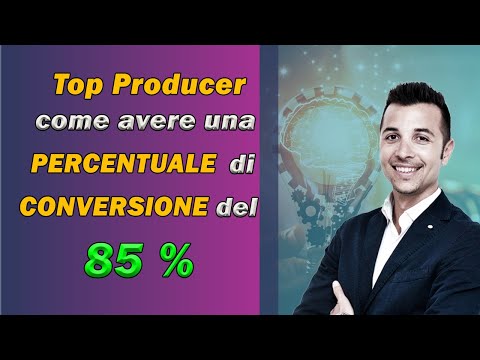 Agente Top Producer trasforma in clienti 85% degli appuntamenti!