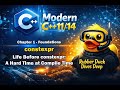 [01.05] constexpr | Life Before constexpr: A Hard Time at Compile Time  | Modern C++11/14