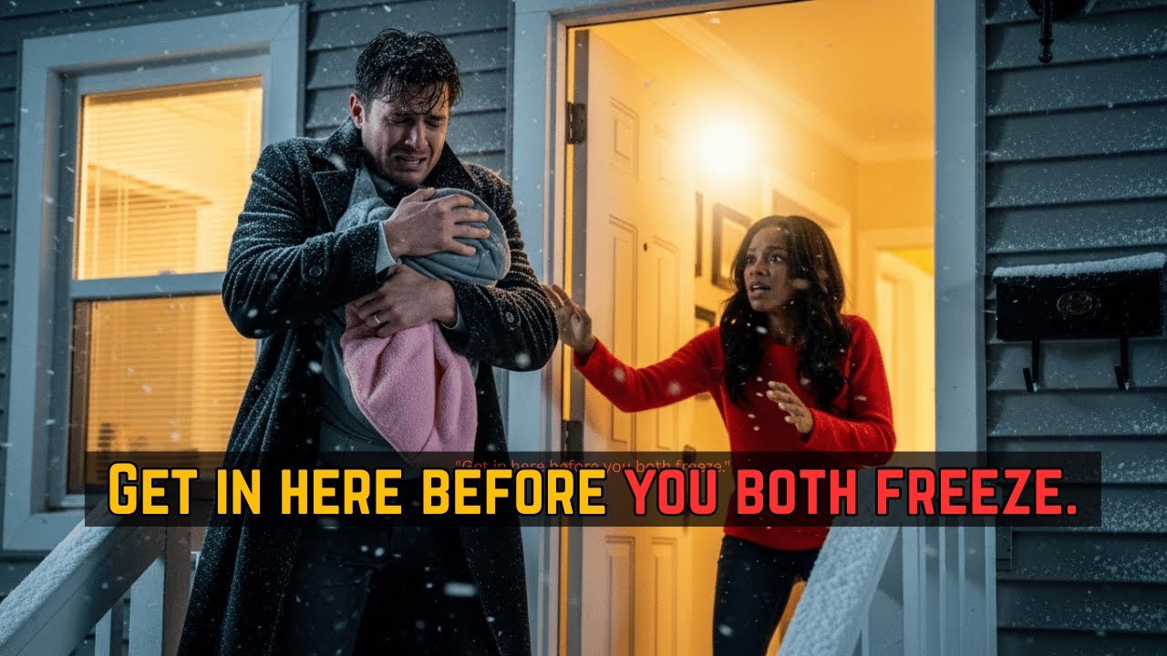 Billionaire With His  Baby Begs for Shelter in a Snowstorm — Her Answer Was Unbelievable