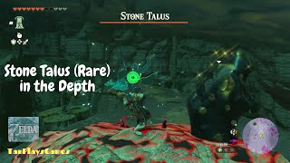 All Stone Talus (Rare) in Depth Location : Zelda Tears of The Kingdom.