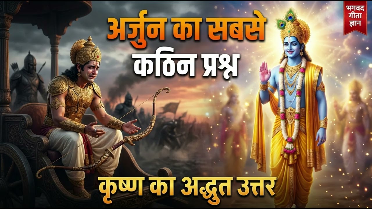 कर्म, भाग्य या मेहनत? श्री कृष्ण का सबसे गहरा रहस्य | Bhagavad Gita का जीवन बदलने वाला ज्ञान