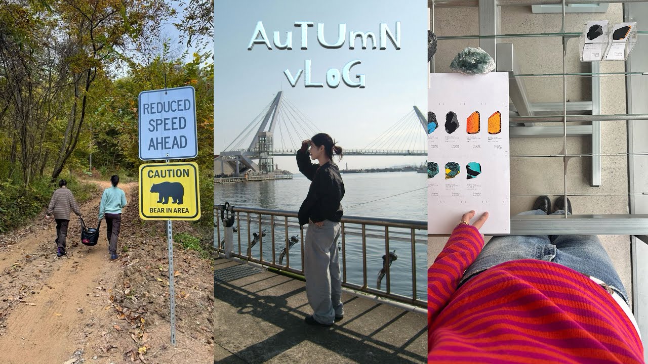 Autumn vlog🍁 • 산과 바다와 함께한 가을에 잊지 못할 캠핑장🏕
