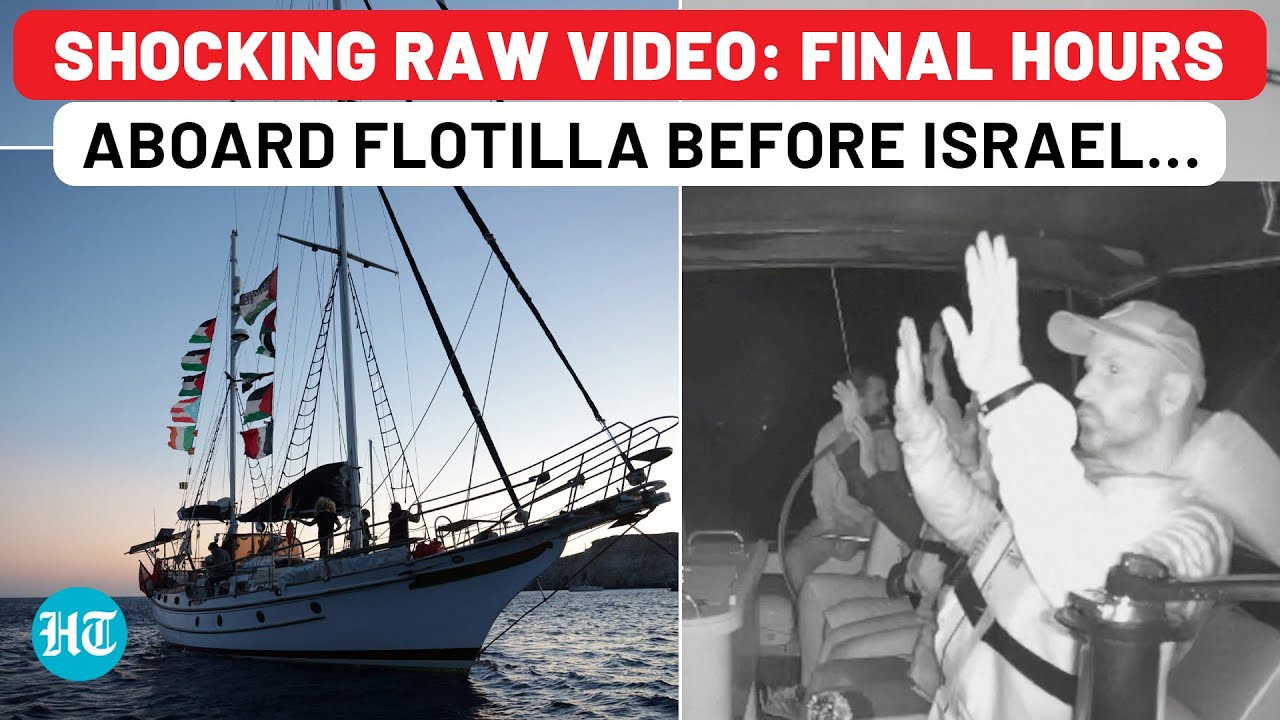 Israeli Warning Video Shocker: Inside The Final Days Of Gaza Aid Flotilla Before Ruthless IDF Strike