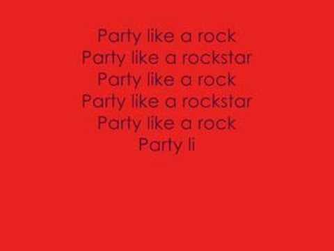 So i party like a rockstar текст
