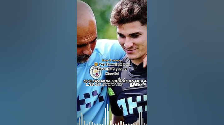 Pep Guardiola y la PREDICCIÓN sobre Julián Álvarez que cambió TODO 🤯 #qatar2022