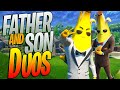 FORTNITE DUOS WITH JACK (Dad And Son Shadow And Ghost Peely Duos!)