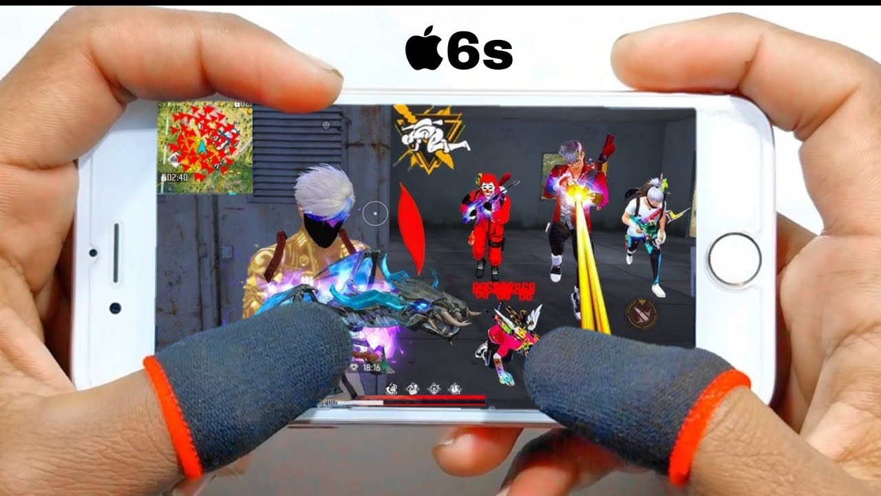 Iphone 6s Br rank Free Fire full  Handcam gameplay +16gb ram  2026 test 🔥