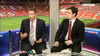Manchester United Vs Arsenal 8-2 - Paul Merson & Gary Neville Reactions - August 28 2011 - [HQ]