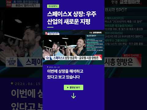 스페이스X 상장 : 우주 산업의 새로운 지평 ㅣ손석우ㅣ황수욱ㅣ변영인