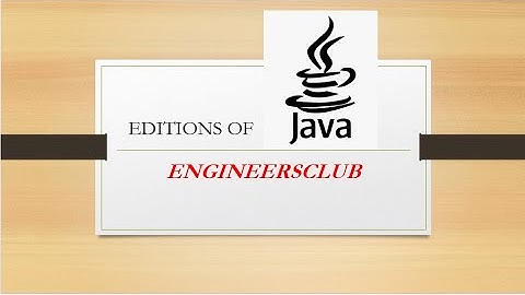 EDITIONS OF JAVA || INTRODUCTION TO JAVA || MUST WATCH!!
