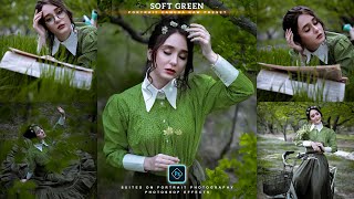 Soft Green Tone Camera Raw Preset | Photoshop Color Grading Tutorial screenshot 3