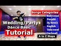 Wedding Dance / Party Dance Tutorial for Beginners Hindi | All Categories songs |  Ajay Poptron