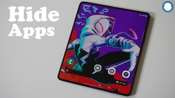 How To Hide Apps On Samsung Galaxy Z Fold 5 / 4 - Easy
