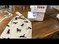 How to Sew: Quick and Easy Japanese Knot Bag on a Serger | Abi's Den🧵✂️