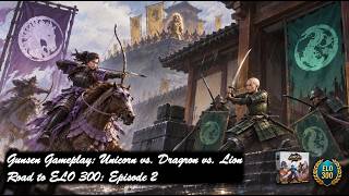 GUNSEN THE BATTLE FOR TOSHI RANBO Gameplay: Unicorn vs. Dragon vs. Lion screenshot 4