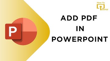 How to Add PDF in PowerPoint