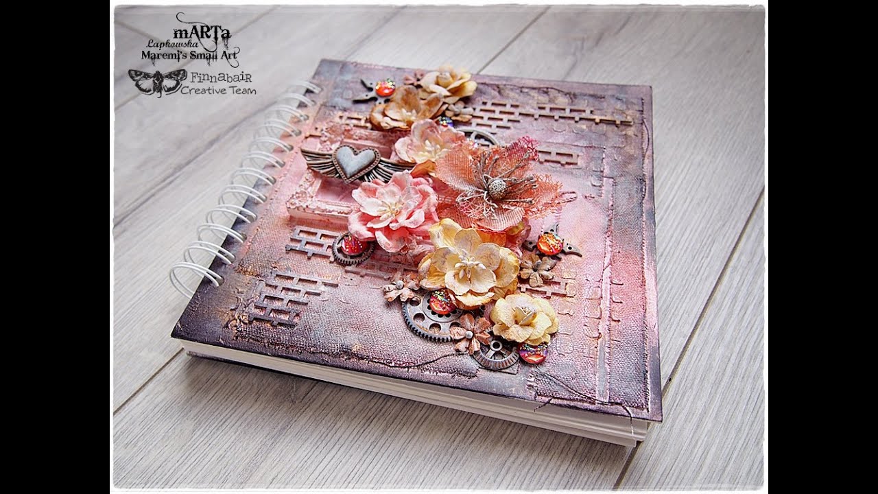 How to create mixed media art journal cover - B+C Guides