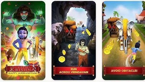 Little Krishna Run Game ENJOY Run with - Lord Krishna | Android/iOS Gameplay HD
