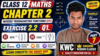 Class 12 Maths Chapter 2 ITF | Part 7 | Ex 2.2 Q1 (i) &amp; (ii) | English Medium | Examples | KWC