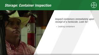 Module 3 Handling  Storing and Transporting herbicides