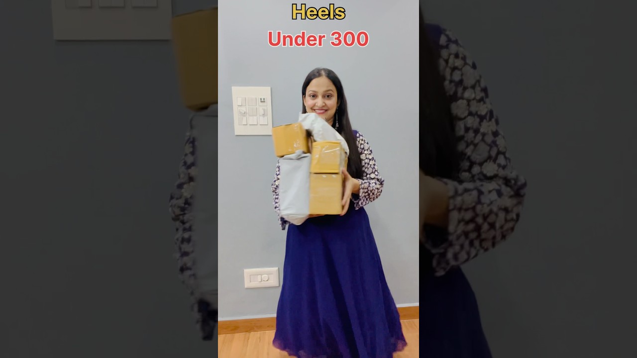 Beautiful heels for wedding || under 300 || meesho heels haul 
