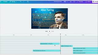 Behind the Video Timeline Project  Multi-Layer Track Canva Design Seventh Grade CS Project