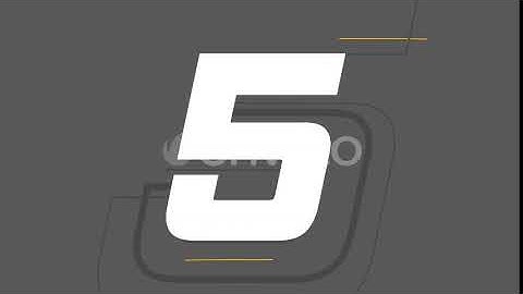 Stylish Countdown | Motion Graphics - Envato elements